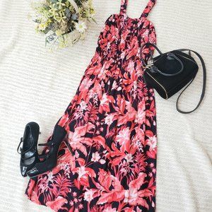NF Floral Pint Dress - Free Size